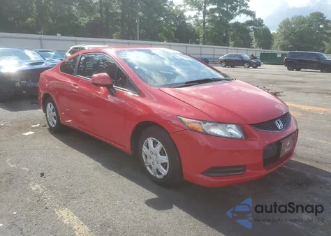 2012 Honda Civic Lx из США, поврежденный, VIN 2HGFG3B57CH537207